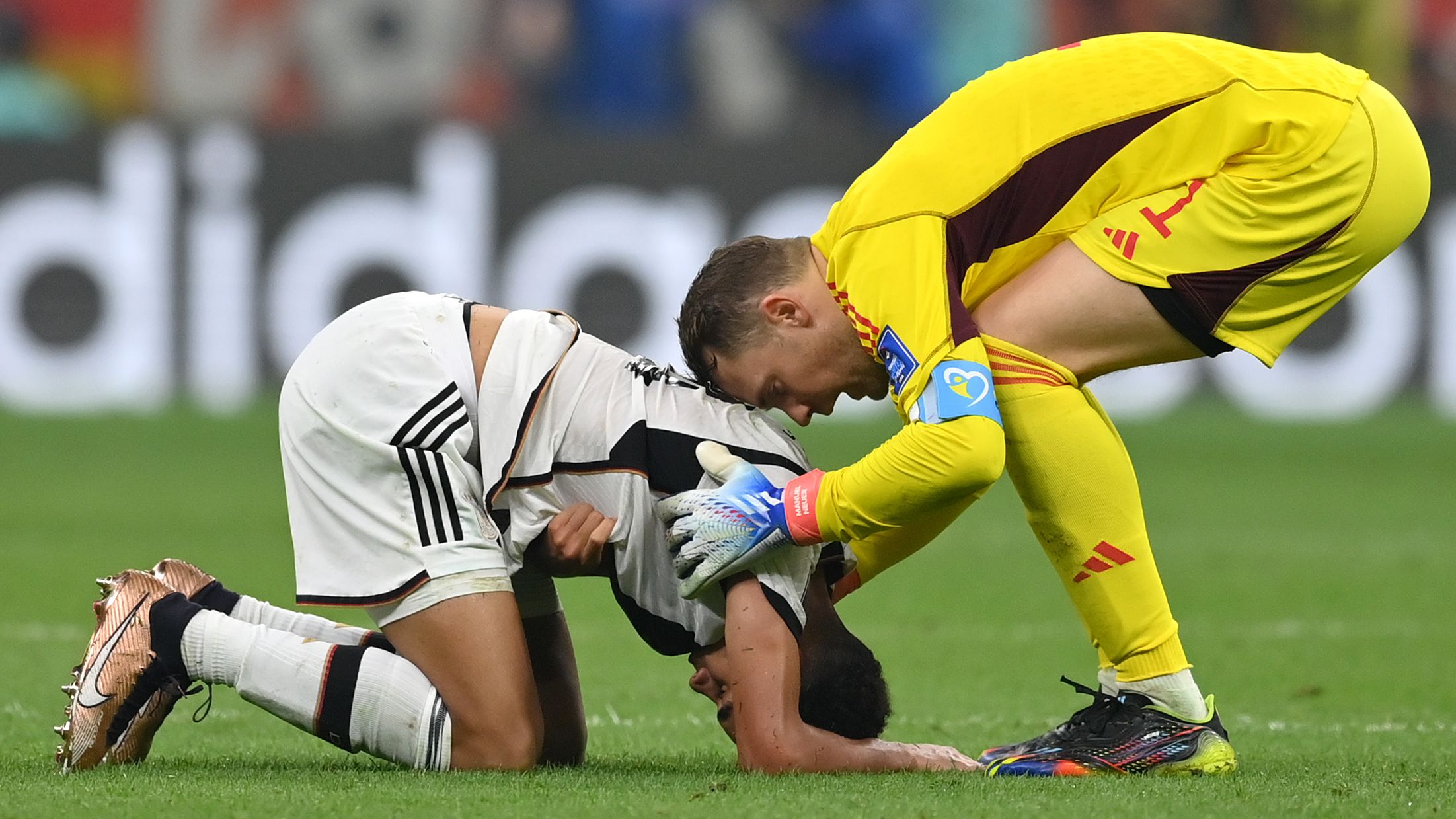 Tristeza após jogo, mesmo vencendo ,Alemanã dá adeus a copa do mundo do Qatar