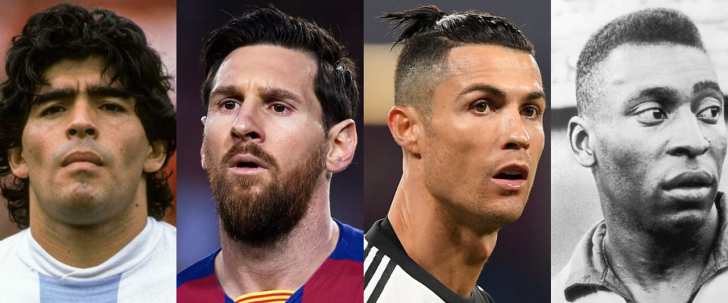 Grandes nomes do futebol mundial